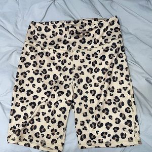 Cheetah Print Biker Shorts